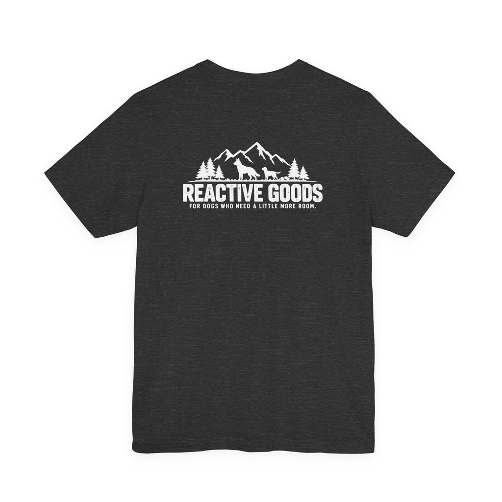 Reactive Goods. Unisex T-Shirt – Dark Colours