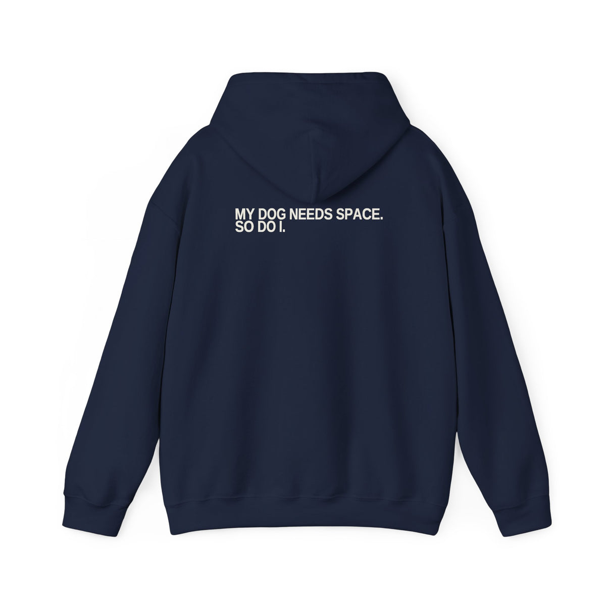 Needs Space. Unisex Hoodie – Dark Colours