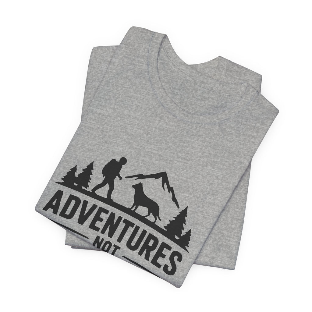 Adventures Not Easy Walks unisex T-Shirt – Light Colours - product mockup 11