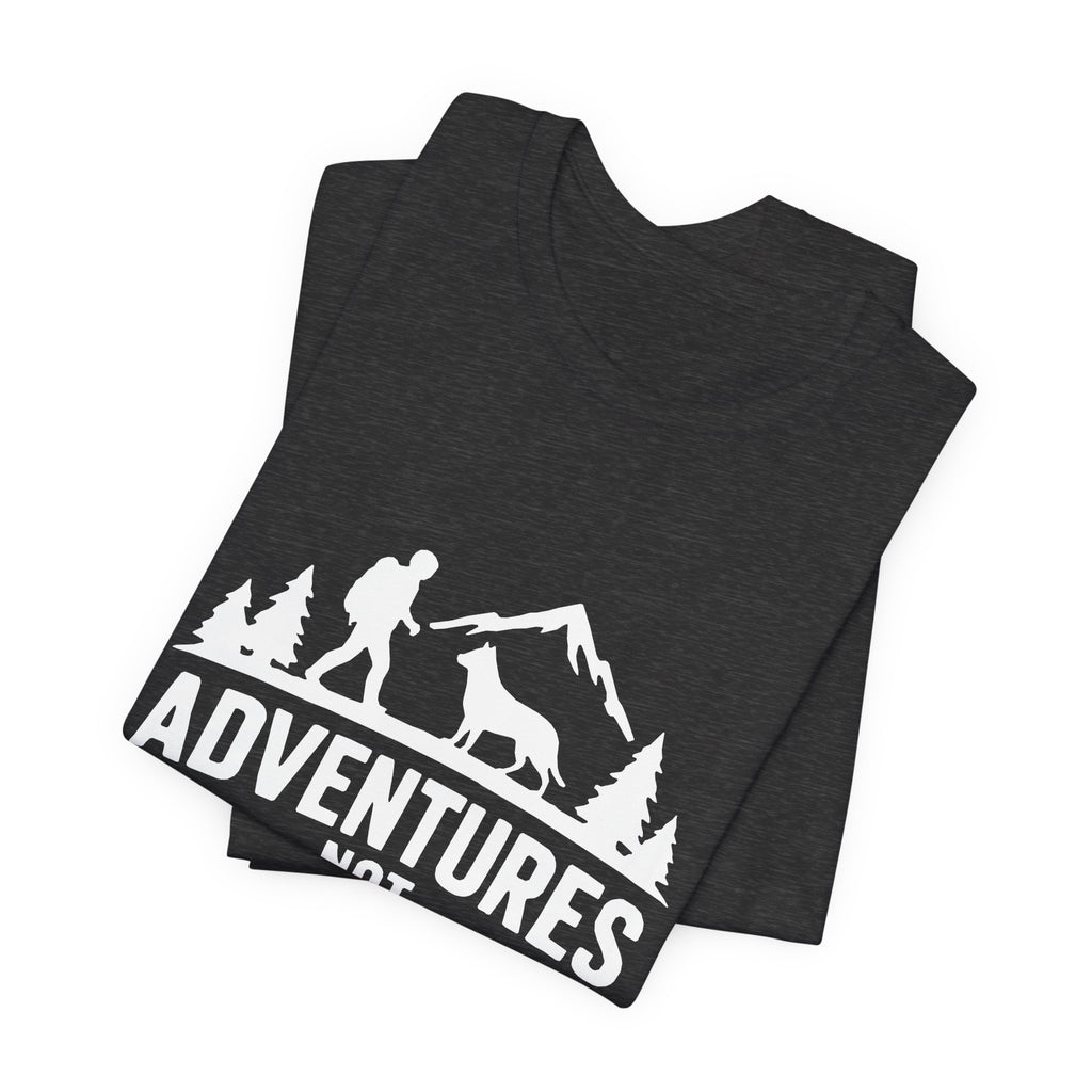 Adventures Not Easy Walks unisex T-Shirt – Dark Colours - product mockup 12