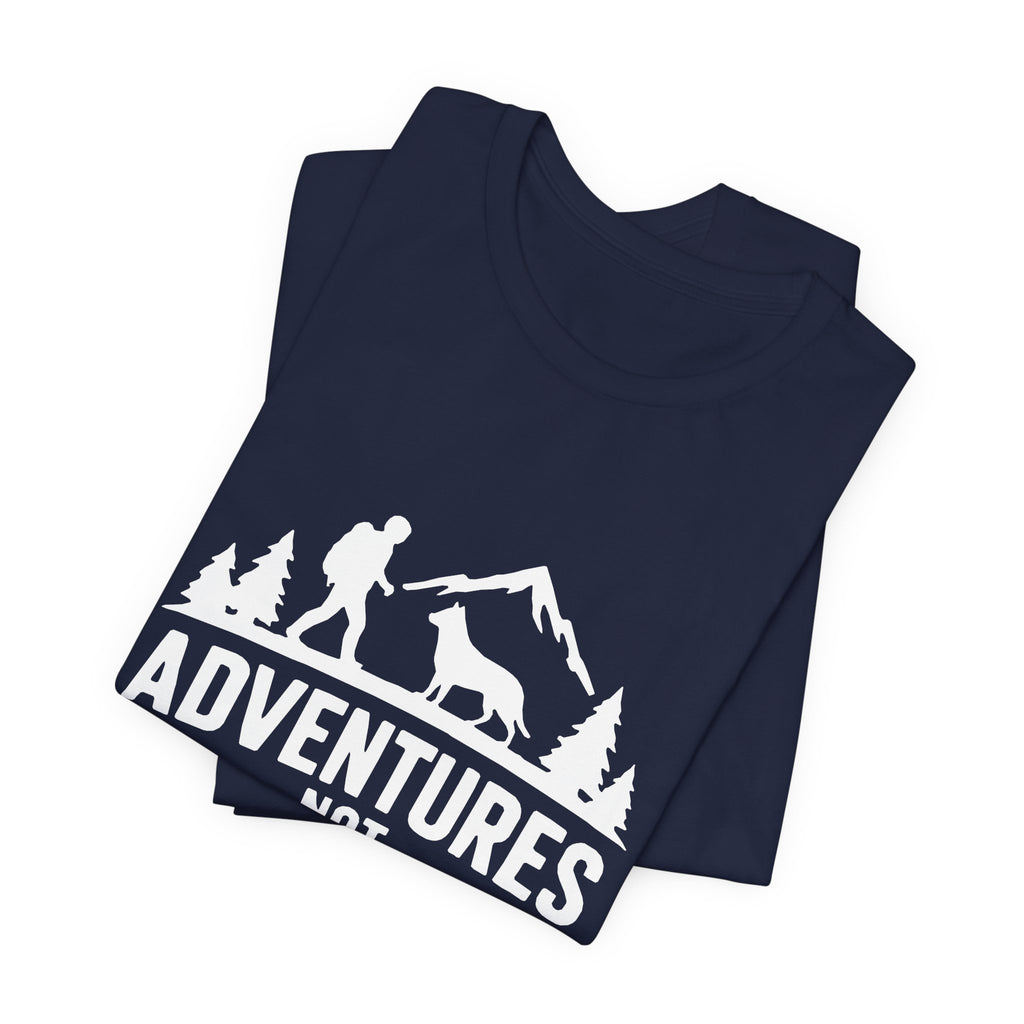 Adventures Not Easy Walks unisex T-Shirt – Dark Colours - product mockup 15
