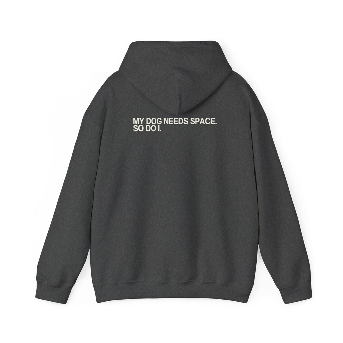 Needs Space. Unisex Hoodie – Dark Colours