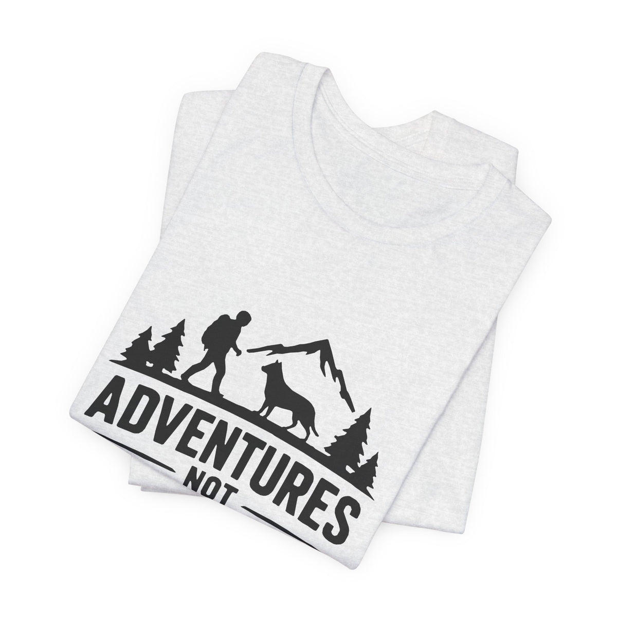 Adventures Not Easy Walks unisex T-Shirt – Light Colours - product mockup 8
