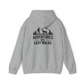 Adventures Not Easy Walks unisex Hoodie – Light Colours - product mockup 3