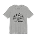 Adventures Not Easy Walks unisex T-Shirt – Light Colours - product mockup 3