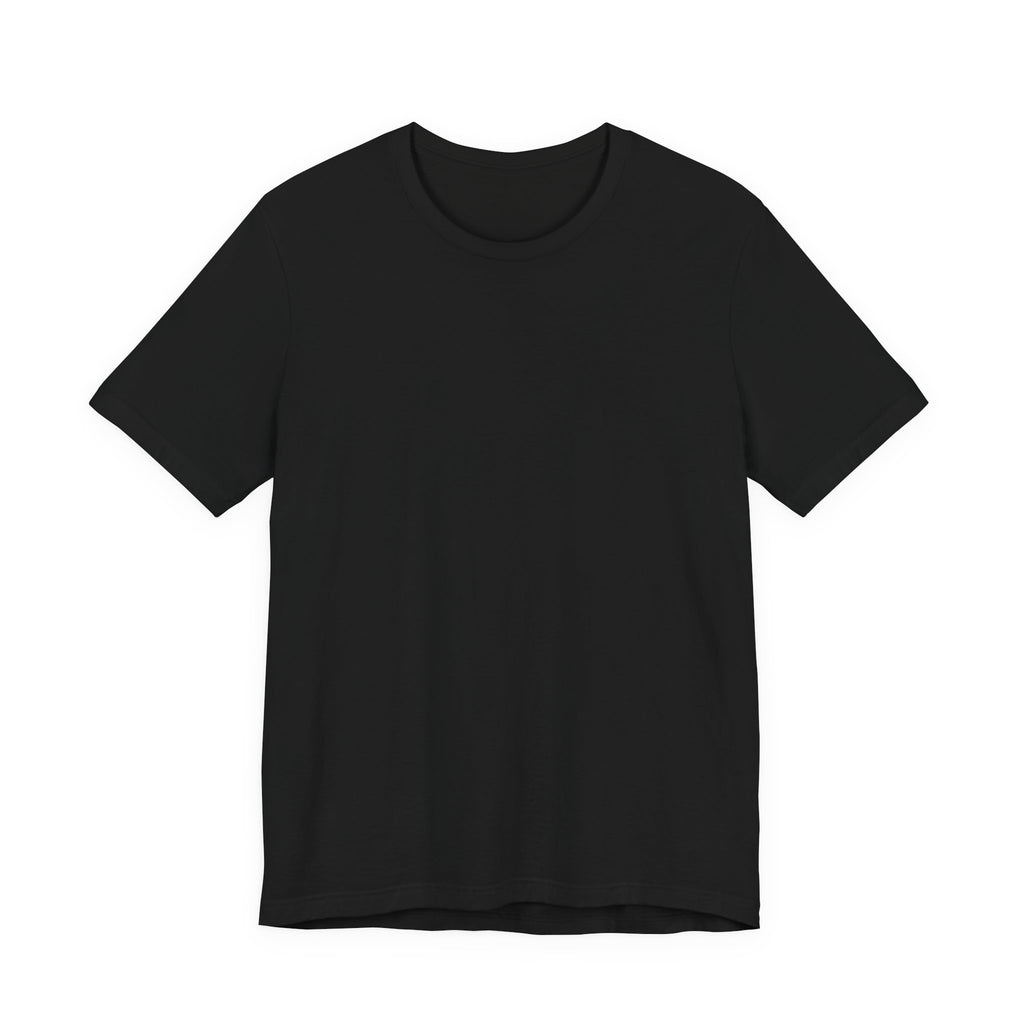 He Has Boundaries reactive dog T-shirt in a dark colour